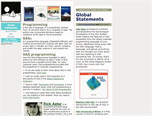 Tablet Screenshot of globalstatements.com